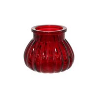 Veneto Bubble Jar  - 7.5cm - Red