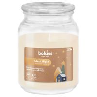 Bolsius True Glow Silent Night Fragrance  Candle - Jar With Lid -135 x 100mm