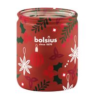 Bolsius True Glow Merry Moments  Fragrance Sleeved Glass - 82 x 68mm