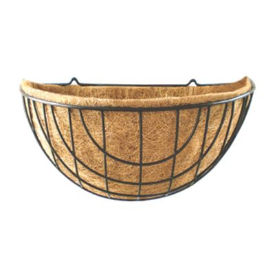 35cm Wire Wall Basket With Coco Liner