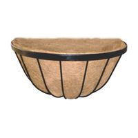 40cm Wrought Iron Wall Basket with Coco Liner