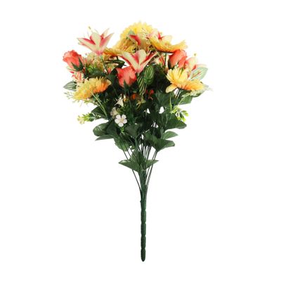 Pembroke Gerbera, Rose and Lilies Mixed Bush x 24 - Orange