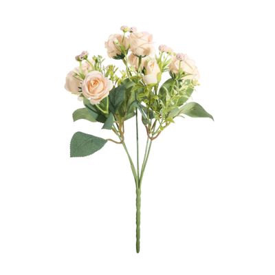 Pembroke Mini Diamond Rose Bunch - Peach