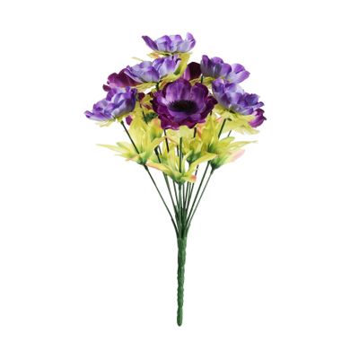 Pembroke Satin Anemones Mixed Bush x 12 - Lavender