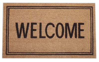 Doormat - Coir - Welcome - 45x75cm
