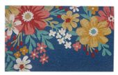 Doormat - Bright Assorted Flowers - 45x75cm