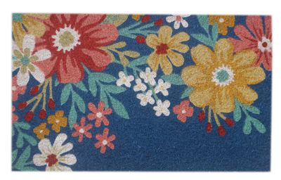 Doormat - Bright Assorted Flowers - 45x75cm