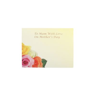 Small Card - Mothers Day - Mam With Love - Pk 50