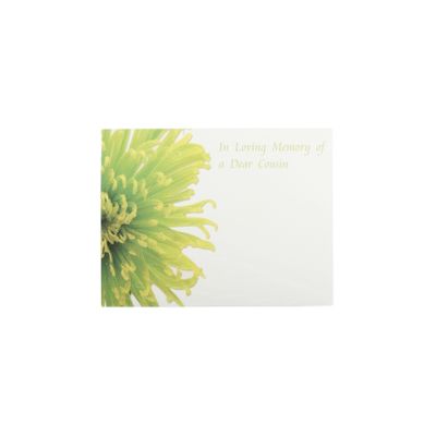 Small Card - In Loving Memory - Dear Cousin - Pk 50