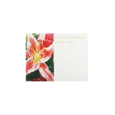 Small Card - In Loving Memory - Dear Mam - Pk 50