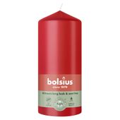 Bolsius Essentials Pillar Candle  - 130 x 68mm - Delicate Red