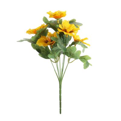Essential Pansy Bunch - Yellow - 7 Heads