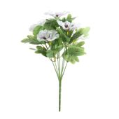 Essential Pansy Bunch - White - 7 Heads