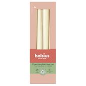 Bolsius Essentials Tapered Candle - 245 x 24mm  Box 4 - Soft Pearl 