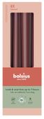 Bolsius Essentials Tapered Candles 245 x 24mm- Box 8 - Velvet Red 