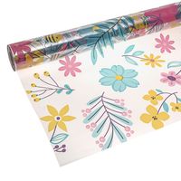 Cellophane Print Fleur 80cm x 100m