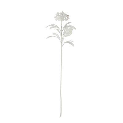 Mini Grapefruit Leaf with Berries Stem - White - 61cm