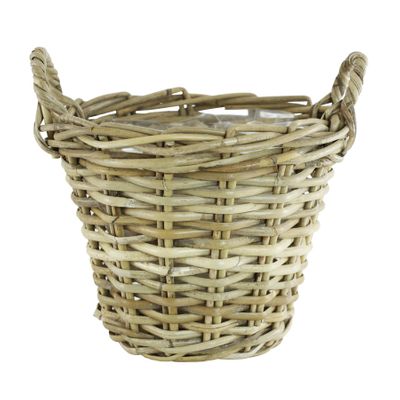 Wicker Baskets With Handles H23cm