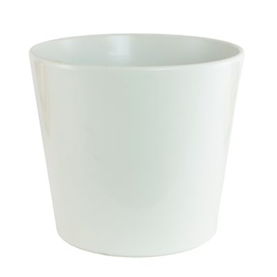 Large Cream Ceramic Pot 23cm