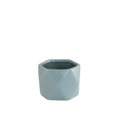 Green Hexagon Ceramic 6cm