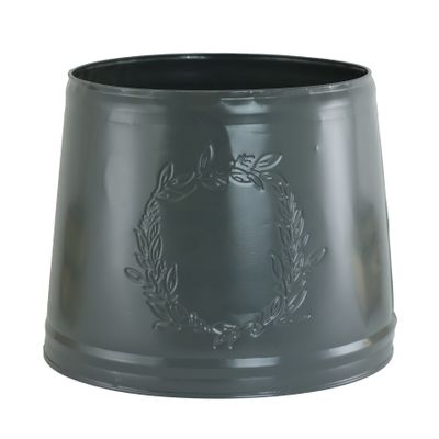 Large Grey Zinc Bucket