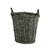 Wicker Basket with small handle + liner 23cm