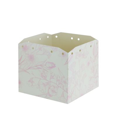 Pink Floral Print Gift Box