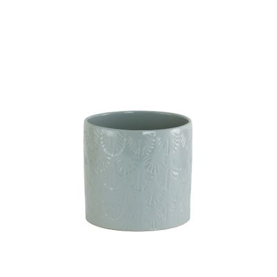 Grey stone Ware Ceramic pot 13cm