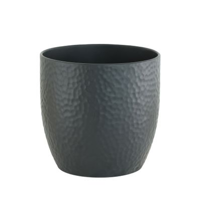 Black Dimple Planter 18cm