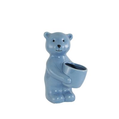 Blue Standing Bear 20cm 