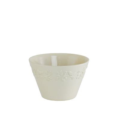Beige Bowl Ceramic Bird Detail 10cm