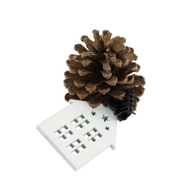 Wood House Topper