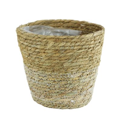 Basket Straw Natural White
