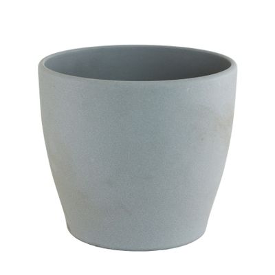 Grey Strachy Ceramic pot 18cm