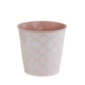 Lilly White + Pink Zinc Checked Bucket