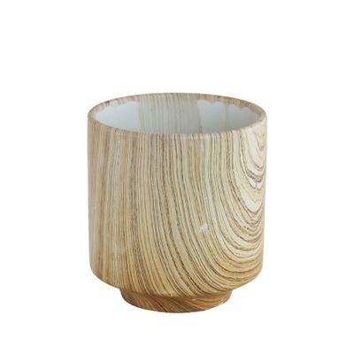 Wood Effect Ceramic 14cm