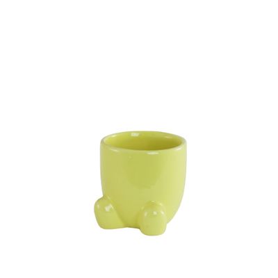 Yelllow Half Bear Ceramic 