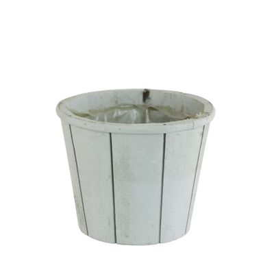Wooden dot with Grooves Grey