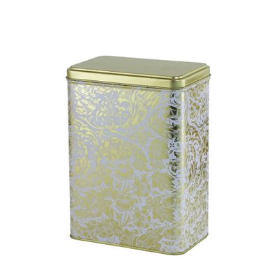 Gold + White Tea Caddy