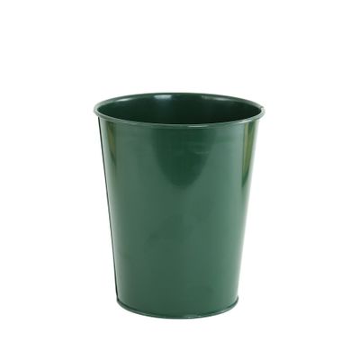 Noel zinc green bucket 13cm
