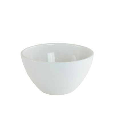 Bowl planter ceramic white