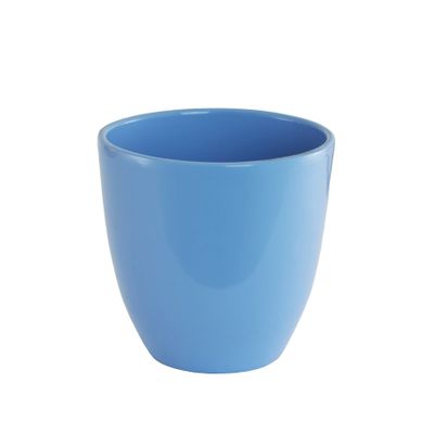 Sky blue gloss ceramic 12cm