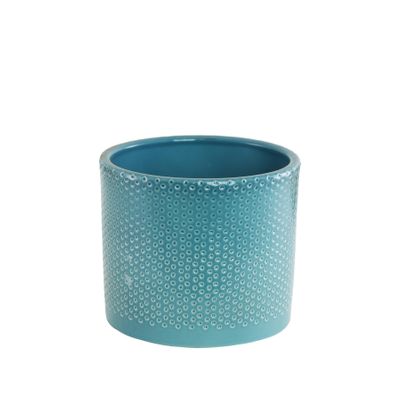 Green spotty ceramic 12cm