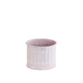 Mi ni zinc pink debossed churn 6cm