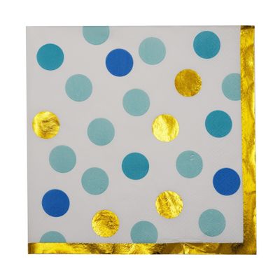 Happy Birthday Spots Paper Napkins - 20pk