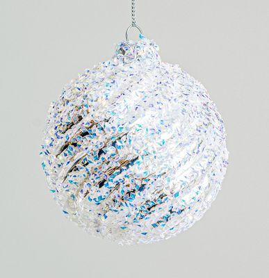80mm Sequin Ball Iridescent