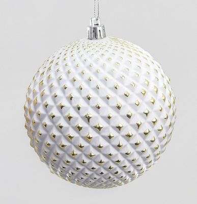 10cm Pattern Ball Decoration Gold