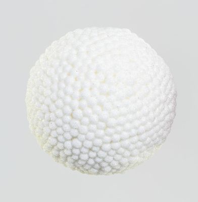14cm Ice Cluster Ball Dec White