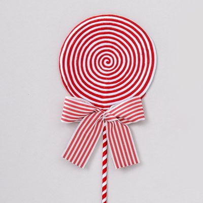 65cm Lollipop Candy Cane Red/Wht