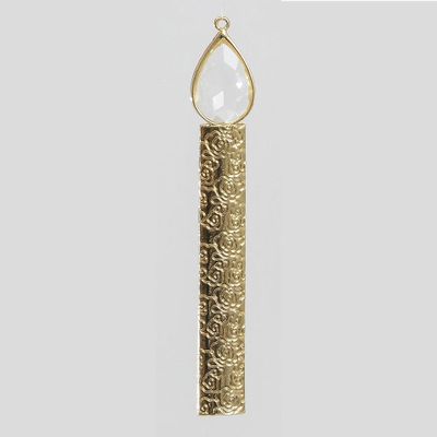 14cm Candle Decoration Gold